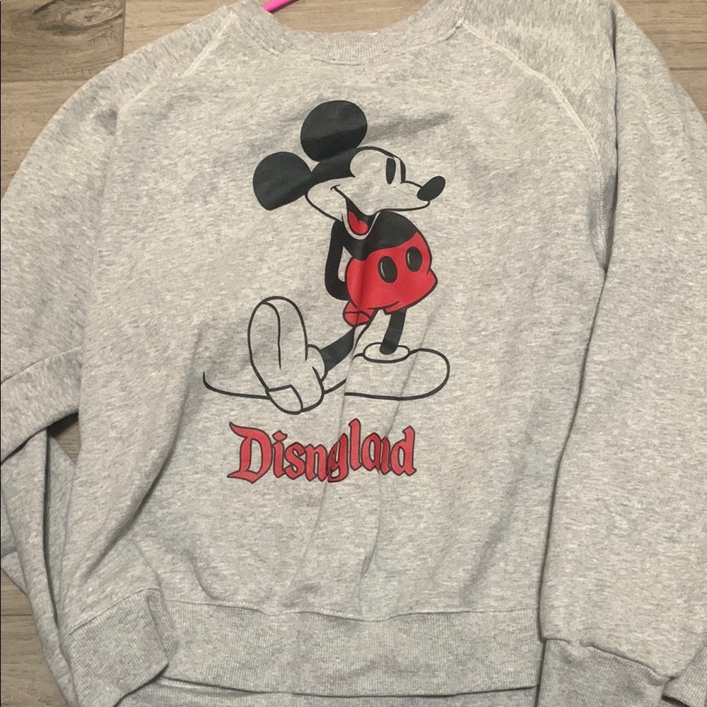 Disneyland Mickey Mouse Gray Sweatshirt